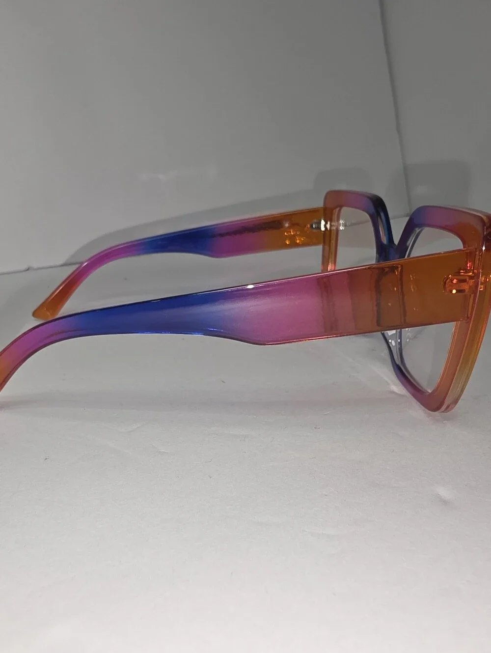 Y2K Rectangle Eyeglass Frames Bundle | 3 Pairs | Colorful, Tortoise & Black